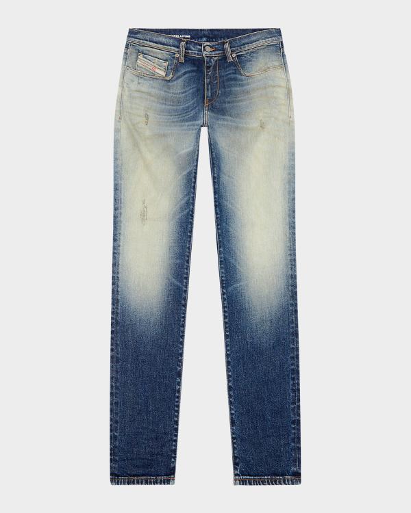 2019 D-Strukt Slim Fit Jeans Blue