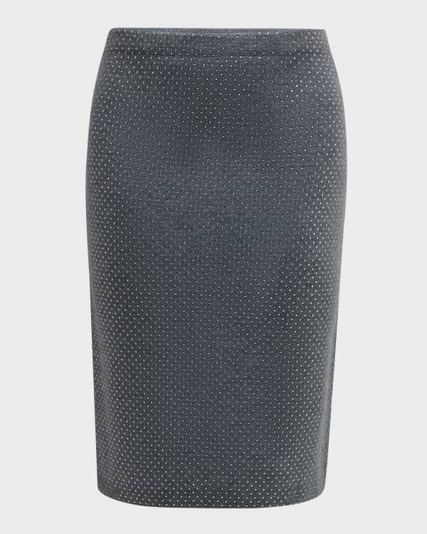 Pencil Skirt Poly India Jacquard