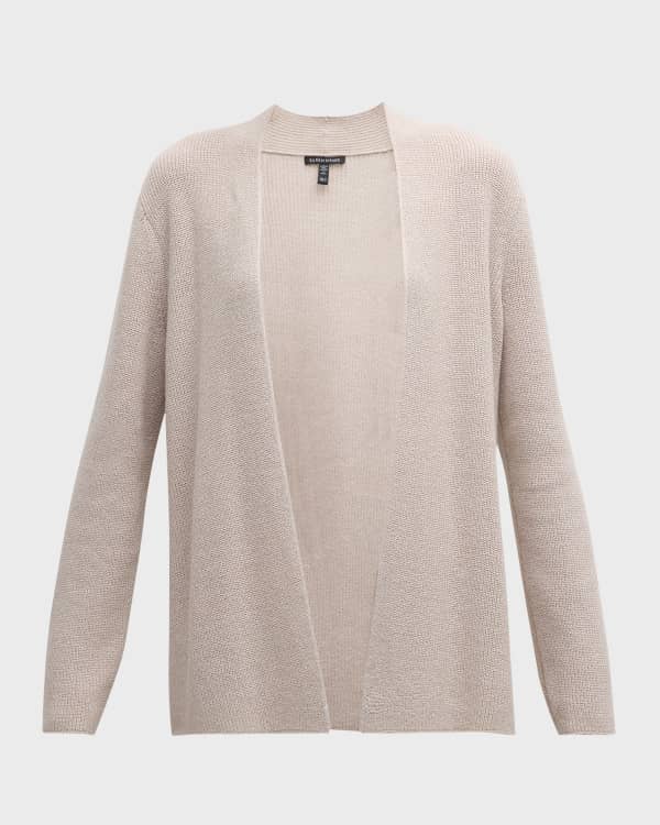 Eileen Fisher Petite Ultrafine Merino Wool Long Straight Cardigan Neiman Marcus