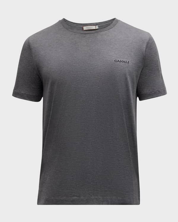 Isaia Men's Silk-Blend Pocket T-Shirt | Neiman Marcus