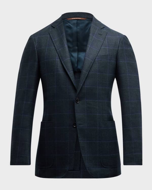 Theory セオリー Precision Tweed Clinton Theory Men's Clinton Precision Tweed Blazer | Neiman Marcus