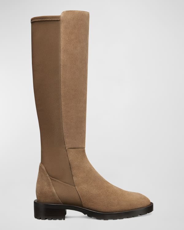Stuart Weitzman Mercer Bold Suede Knee Boots Neiman Marcus