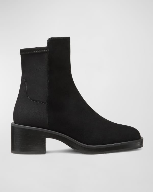 Stuart Weitzman Brooks Slouchy Leather Bootie Neiman Marcus