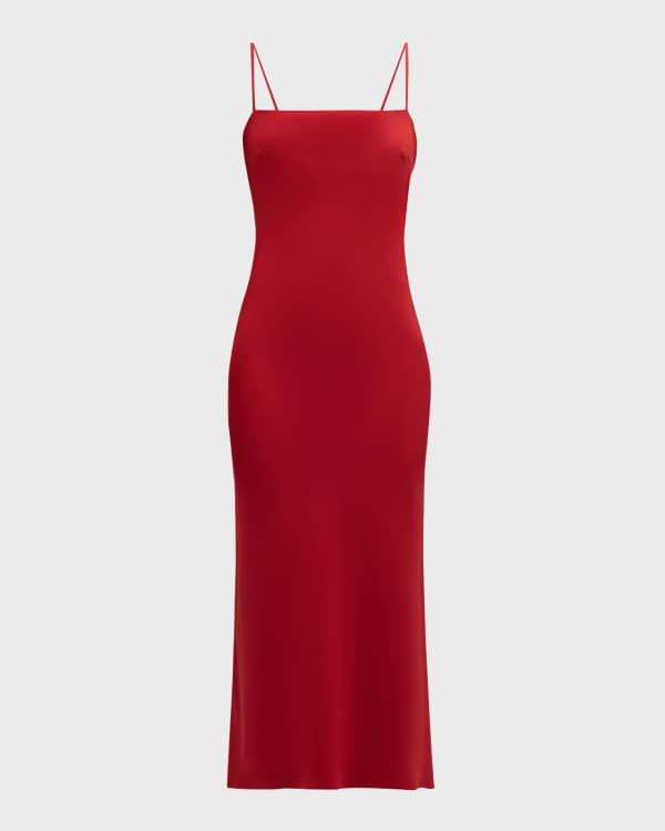 Fuzzi Long Sleeve High Neck Dress Neiman Marcus