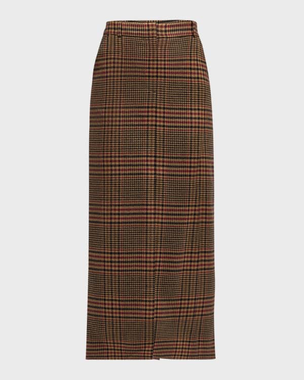 Ralph lauren plaid pencil skirt 2025