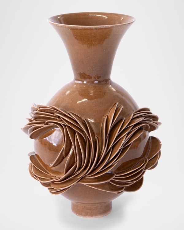 HAY Small Zebra-Print Tree Trunk Vase | Neiman Marcus