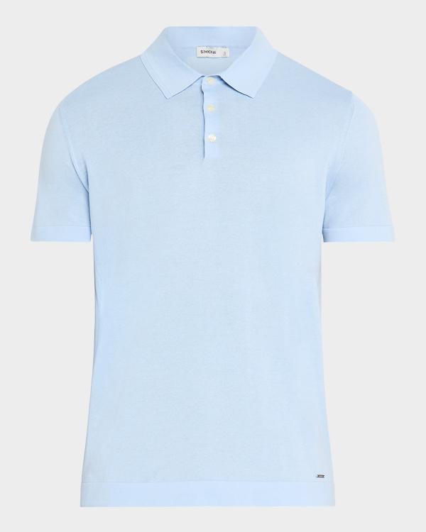 BOSS CAMEL - Man - Blue - Polo Shirts