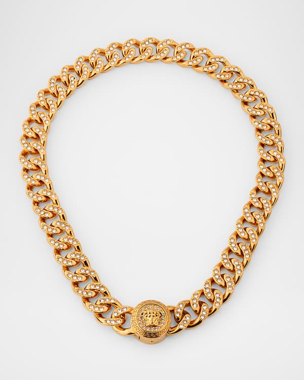 Mens versace chain hot sale