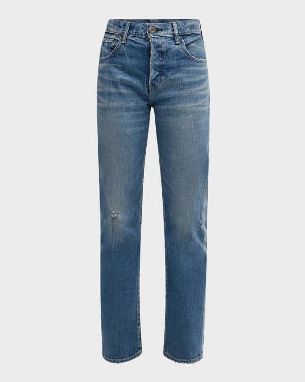 MOUSSY VINTAGE Foxwood Straight-Leg Jeans | Neiman Marcus