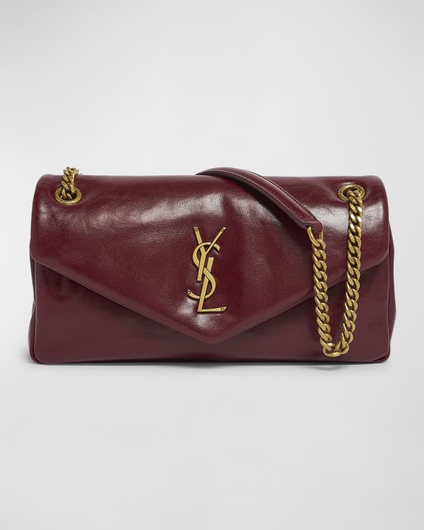 Saint laurent small sunset velvet shoulder bag store