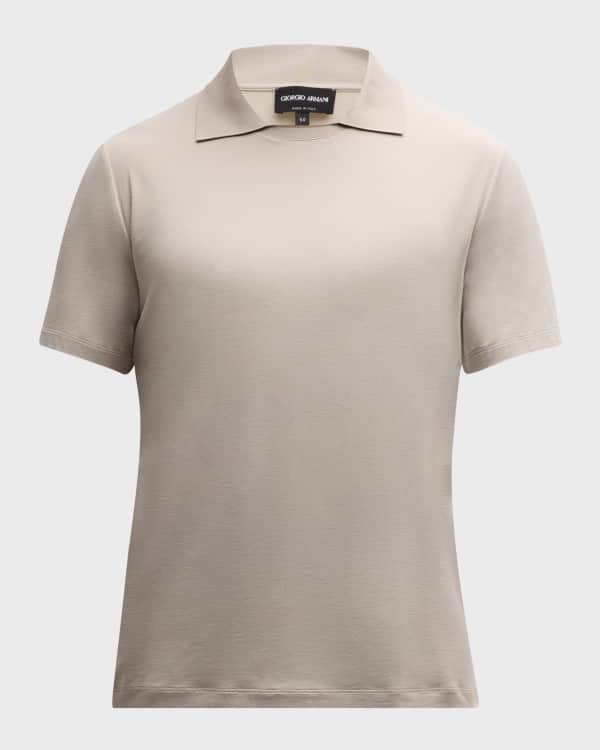 Vince Men's Seed Stitch Polo Shirt | Neiman Marcus