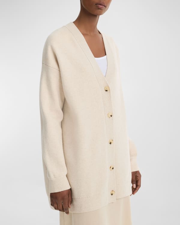 Vince Weekend Wool Cashmere V Neck Cardigan Neiman Marcus