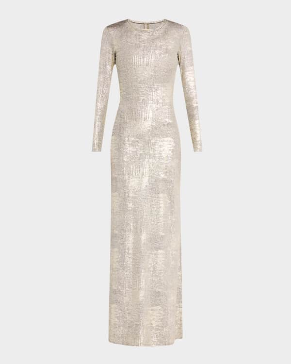 Sandro Noelle Lace-Trim Maxi Dress | Neiman Marcus