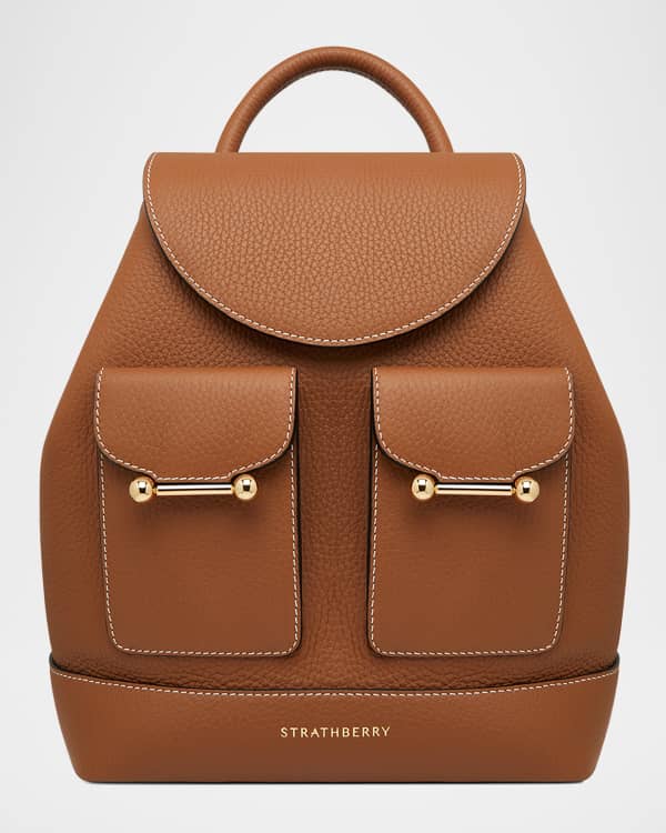 Mini julian pebbled leather convertible backpack on sale