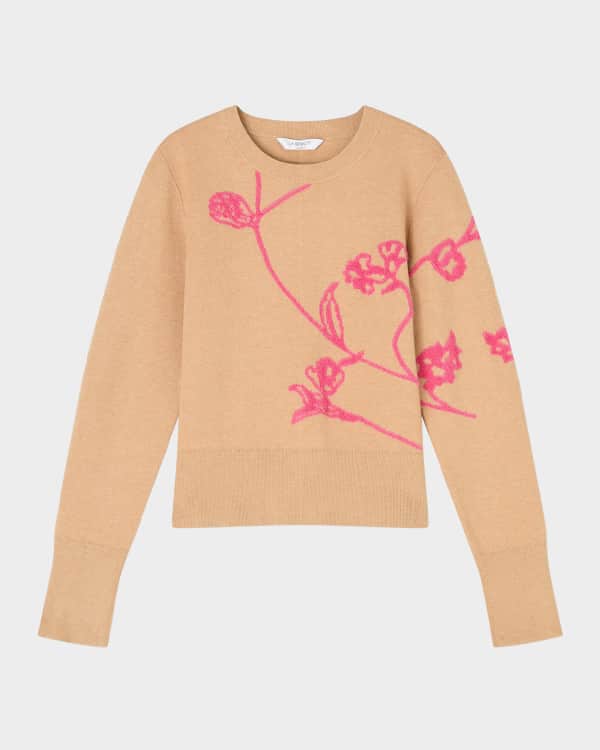 Lisa Todd Crewneck Color Pop Cashmere Sweater Neiman Marcus