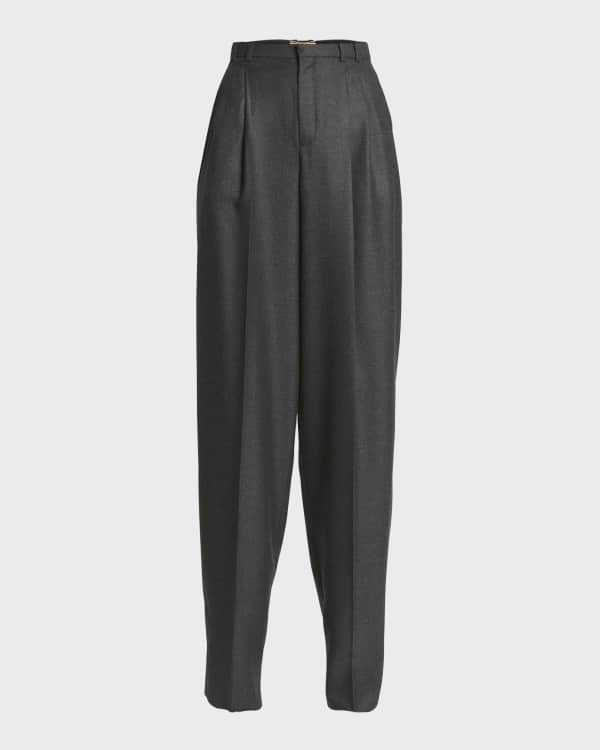 【送料&関税込】Tom Ford Wide Leg Pants TOM FORD Tailored Wide-Leg Trousers | Neiman Marcus