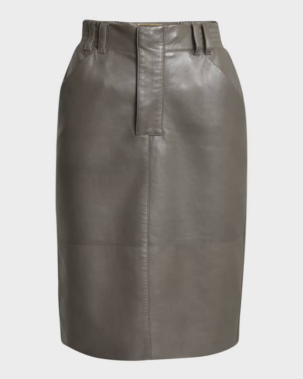 Saint Laurent Lace Wrap Skirt | Neiman Marcus