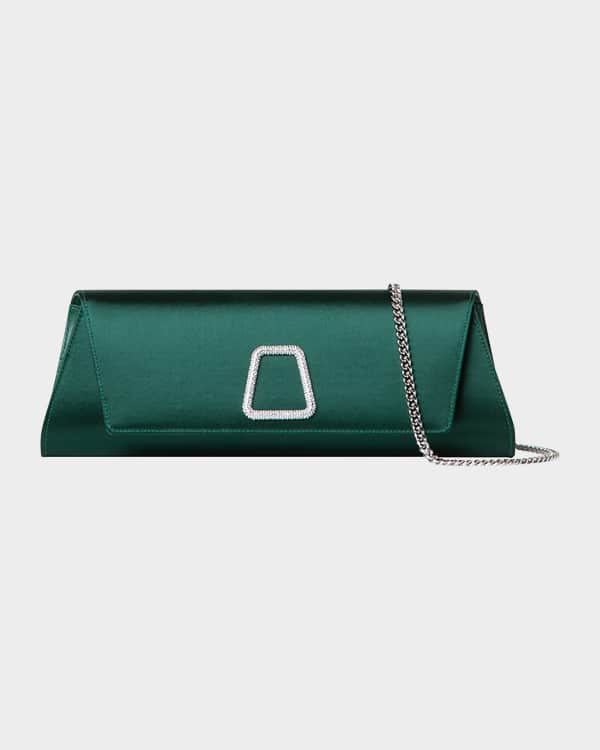 Burberry Snip Small Check Clutch Bag with Chain | Neiman Marcus