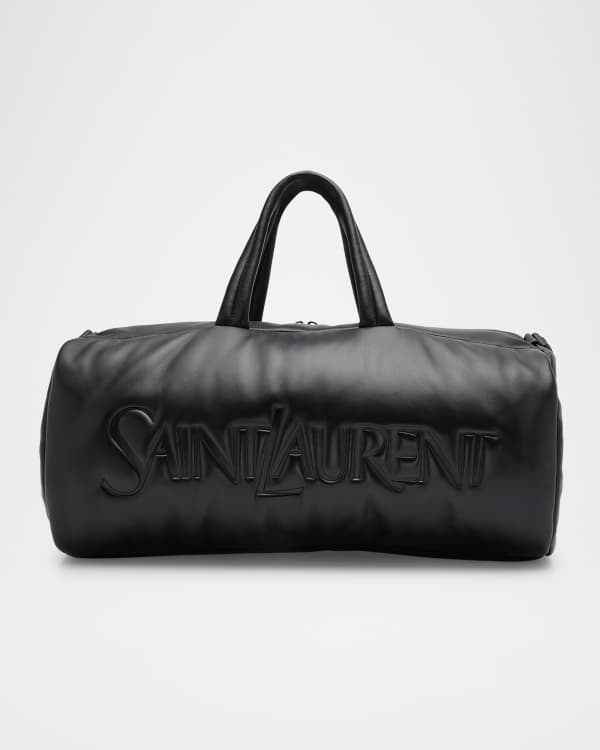 Saint Laurent Men's Nuxx Quilted Leather Duffel Bag | Neiman