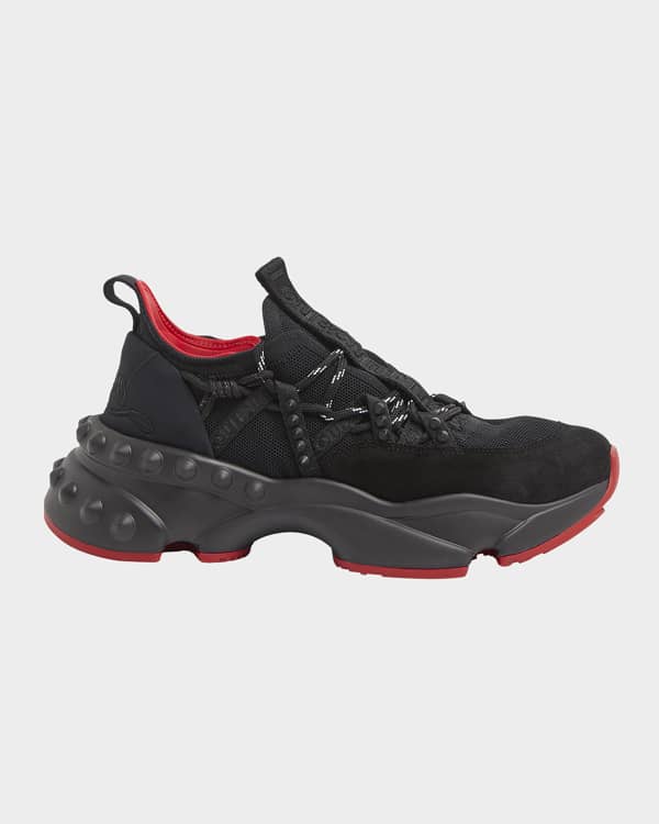 Ferragamo Men's Nima Knit Runner Sneakers | Neiman Marcus