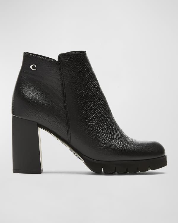 Aquatalia Irene Suede Stitched Booties Neiman Marcus