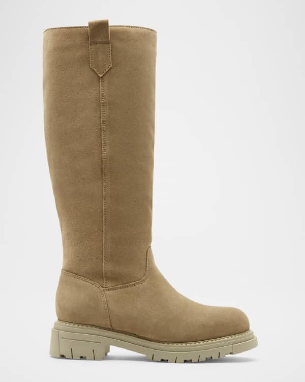 Eloise suede tall boots top
