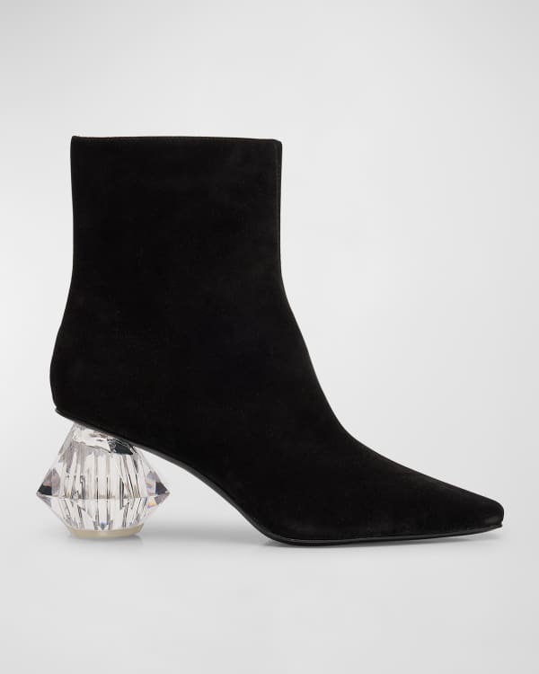 Gentle Souls Neptune Nubuck Chelsea Booties Neiman Marcus