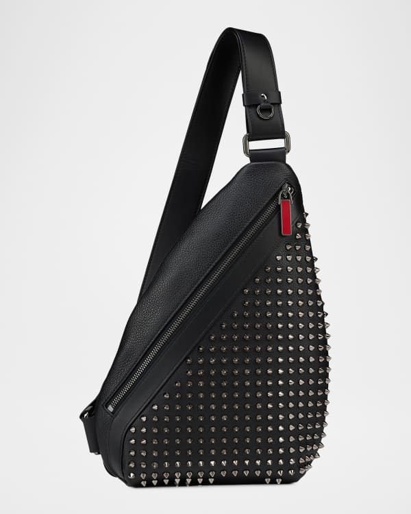Christian Louboutin Men's Djanis Canvas and Leather Crossbody Bag