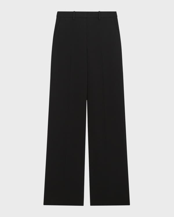 Theory Treeca Traceable Wool Full-Length Slim Trousers