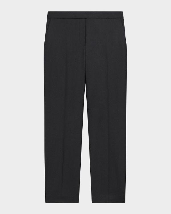 Theory Demitria Pull-On Crepe Pants | Neiman Marcus