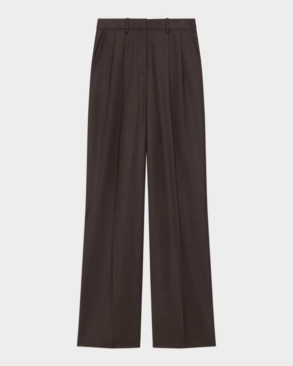 Black Good Wool Treeca Pant | Theory