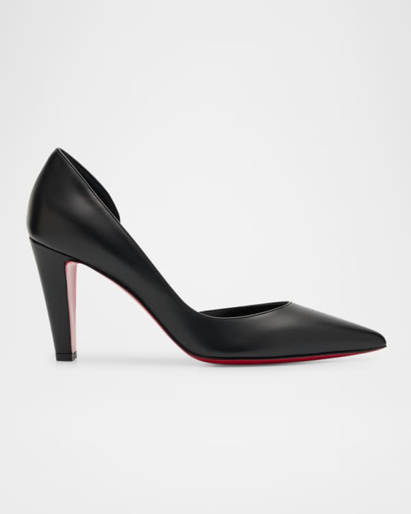 THE ROW Prudens Leather Stiletto Pumps | Neiman Marcus