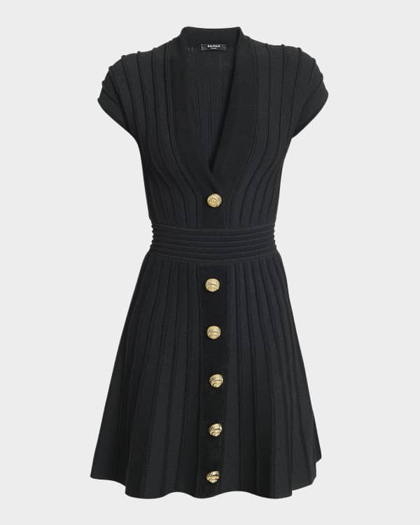 Proenza Schouler Goldie Dolman-Sleeve Crepe Mini Dress | Neiman Marcus