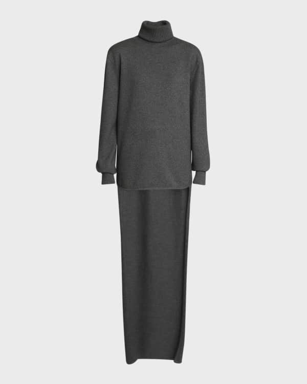 Saashi Turtleneck Cashmere Sweater Pure Wool Knit Loose Pullover