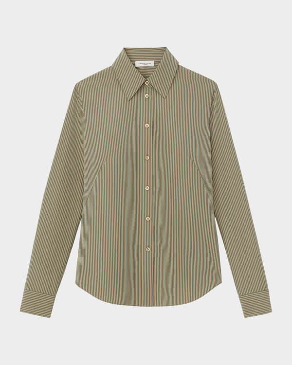 一回使用 import LAFAYETTE 148のシルクのブラウス (M位) - 長袖