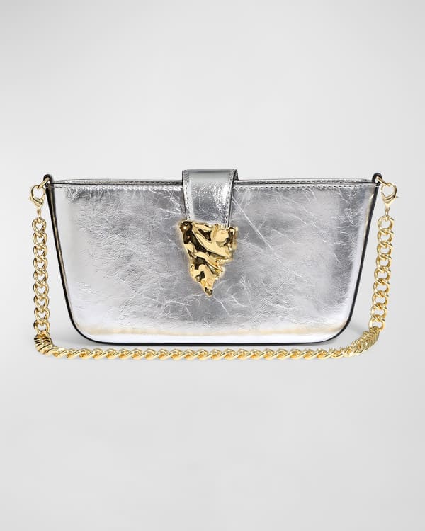 Longchamp metallic bag on sale