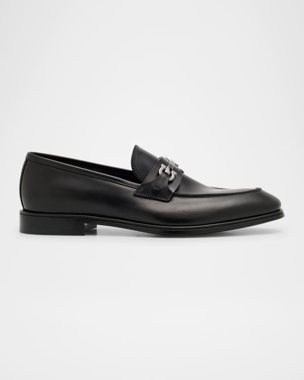 Ferragamo Men's Bleecker Leather Lug-Sole Loafers with Ferragamo Men's Bleecker Leather Lug-Sole Loafers with
