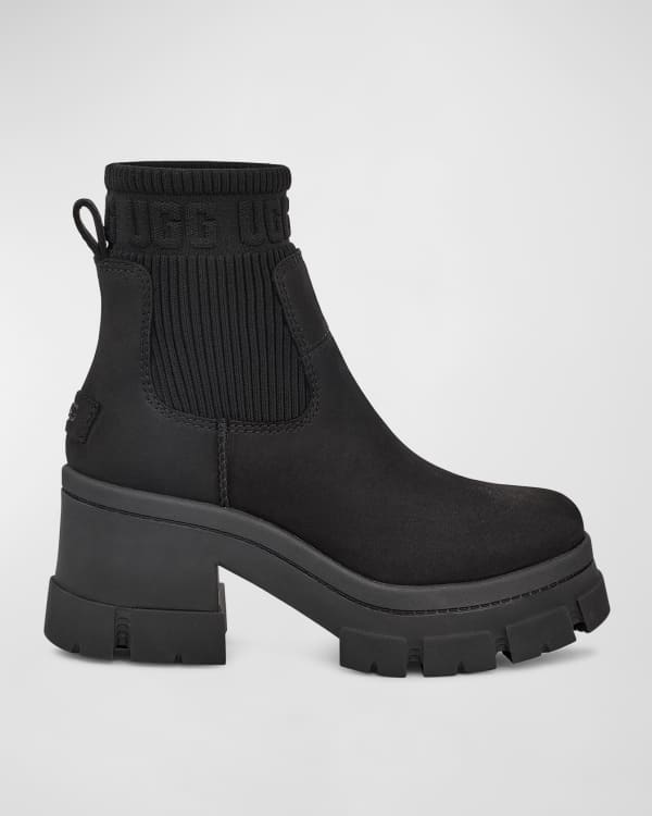 Frye Allison Leather Combat Boots Neiman Marcus