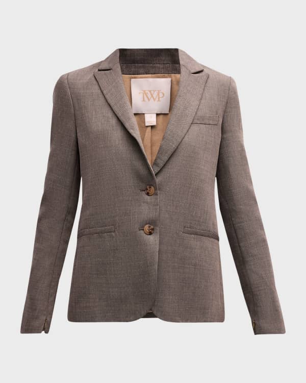 Knit boyfriend blazer clearance