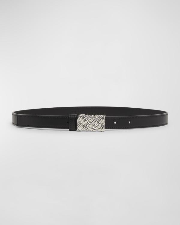 Christian Louboutin Loubi54 Reversible Belt in Patent and  display picture 3