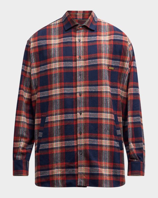 Madras X Nigel Cabourn Men's Cotton Shirt Multicolor