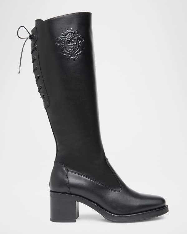 Eileen Fisher Paziz Knee-High Stretch Knit Boots | Neiman Marcus