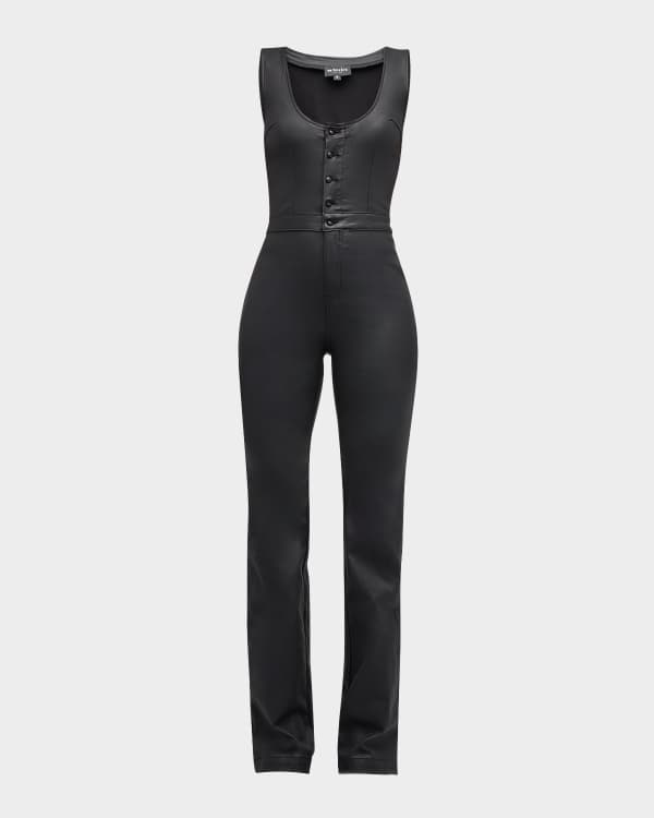 Black halo peplum jumpsuit store