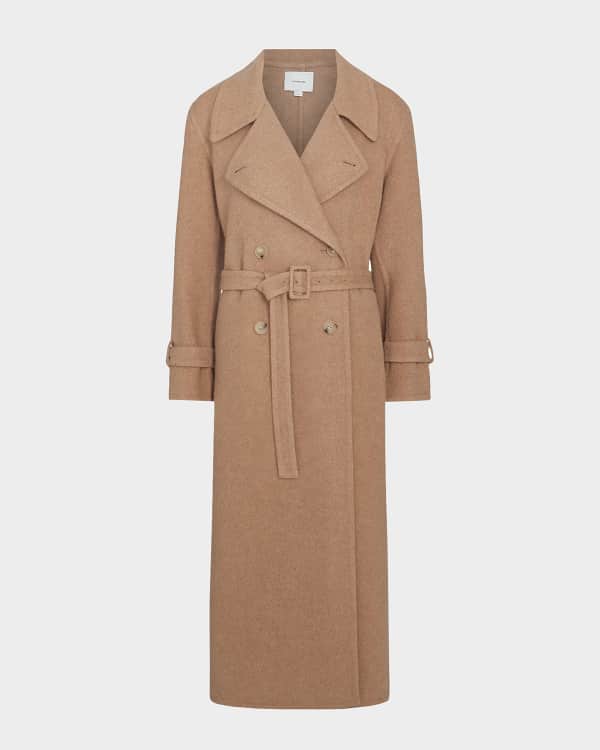 Badgley mischka double breasted coat shop