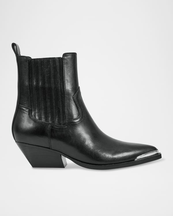 Marc Fisher LTD Daire Perforated Suede Boots Neiman Marcus