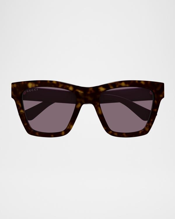Gucci GG Logo Cat-Eye Sunglasses | Neiman Marcus display picture 1