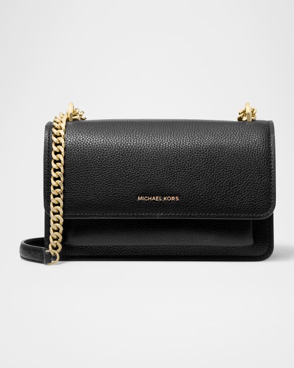 MICHAEL Michael Kors Greenwich Medium Stud Monogram Shoulder Bag Neiman Marcus