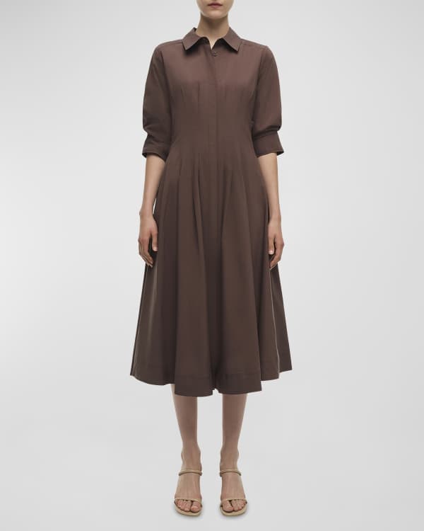 LoveShackFancy Findlay Metallic Star Mini Wrap Dress | Neiman Marcus