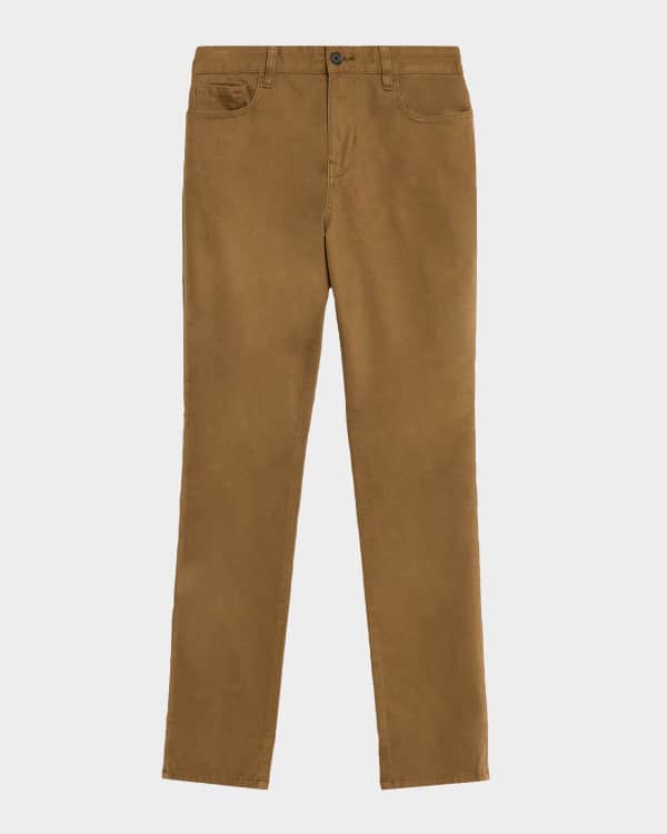 Theory Men's Curtis Drawstring Motion Wool Pants | Neiman Marcus