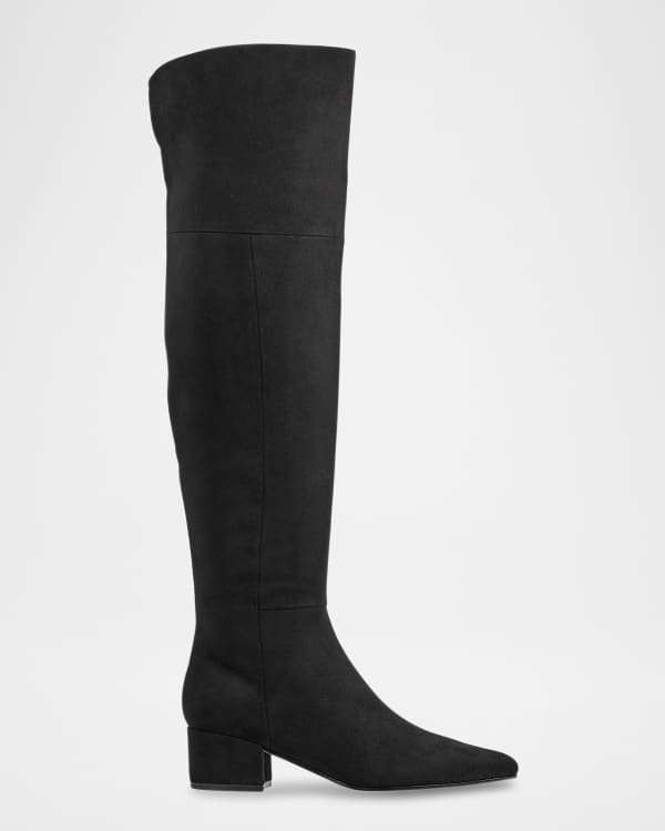 Marc Fisher LTD Qulie Leather Over The Knee Boots Neiman Marcus
